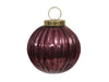 Glassball shiny burgandy 75mm