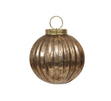 Glassball shiny gold 75mm