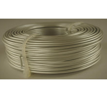 Aluminiumdraad wit parelmoer 2mm 60mtr 500gr