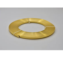 Aluminiumdraad plat gold 10mtr