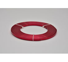 Aluminiumdraad plat rood 10mtr