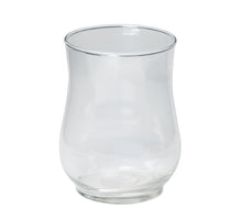 TEALIGHT HOLDER ROSY CLEAR GLASS D9 H13CM