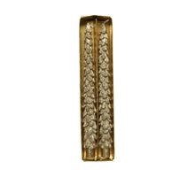 Set/2 Dinnerkaars wax ''boom'' glitter goud D2,2 H25cm