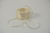 Satijnlint 6 mm x 50 mtr ivory