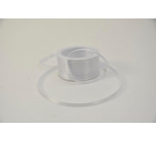 Satijnlint 6 mm x 50 mtr wit