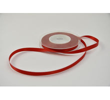 Satijnlint 10 mm x 25 mtr rood