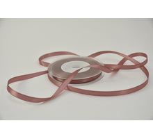 Satijnlint 10 mm x 25 mtr oudrose