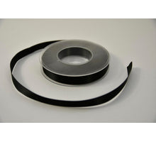 Satijnlint 15 mm x 25 mtr zwart