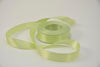 Satin ribbon 25 mm x 25 mtr light green