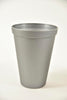 Gebruiksvaas kunststof grijs 2 liter Ø15x20cm