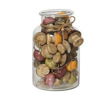 Hanger mangohout enamel 4 kleuren assortie fsc mix 70% assortie D.5cm x H.5cm