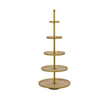 Etagere ijzer enamel yes ivoor D.58cm x H.140cm
