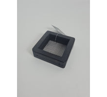 Houten rasp zwart 8x8x2cm