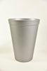 Plastic utility vase, gray, 10 liters, Ø25x33cm
