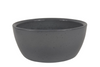 Schaal Boule graniet grijs glans 23cm