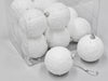 cb. 12 ballen snow finish white 70mm