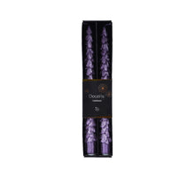 Set/2 Dinnerkaars wax  ''boom'' kristal lila D2,2 H25cm