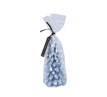 Kaars ''boom'' wax blauw H12,5 D7cm in verpakking