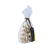 Kaars ''boom'' wax champagne H12,5 D7cm in verpakking