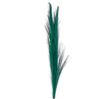 Broom grass bundle turquoise 75 cm