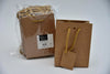 Pak a 20 tasje bruinkraft met koord 11,4+6,4x14,6cm
