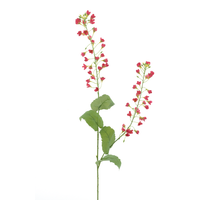 Mini flower branch red 108cm