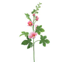 Alcea spray dark pink 102cm