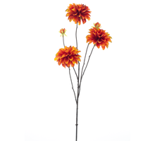 Dahlia spray Capitol orange 89cm