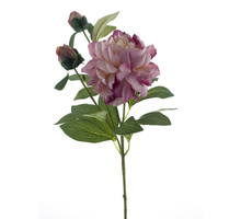 Paeony spray Sango pink 66cm