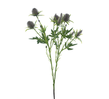 Sea holly spray grey 68cm
