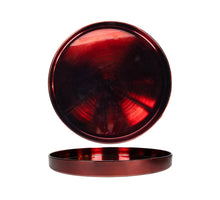 Dienblad rood Ø32x3cm