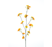 Daisy spray Morie orange 83cm