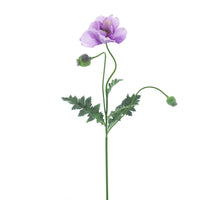 Poppy spray Casper lavender 93cm