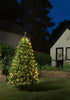 NET LIGHTS 320L/ FOR 210-250CM TREE LED WARM WHITE - 10M GREEN STARTING CORD - BI-BUILDING TRANSFORMER TIMER 8/16H