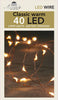 LED INDOOR COPPER WIRE 40L/2M LED CLASSIC - WORKS ON 2XAA