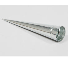 pc. metal cone zinc 20 cm