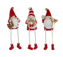 Kerstman JOY deco 9,5cm 3 assortie