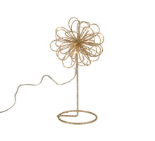 Bloem draad goud 10LED 10x20cm timer