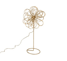 Bloem draad goud 40LED 18x35cm timer