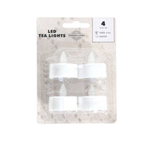 Theelicht with LED timer incl CR2032 Set van 4