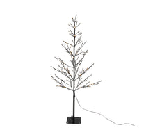 Boom zwart 120cm 80gold LED IP44 adapter 3mtr