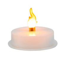 Vlam led theelicht wit 6,5cm  incl. timer 6/18u excl. 3xAAA