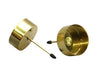 pm. 4 tealight cups/pick gold 42 mm/5 cm