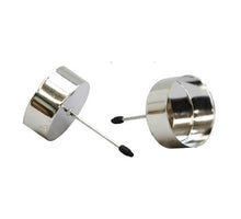 Waxinehouder op steker 4 stuks 5cm/42mm zilver