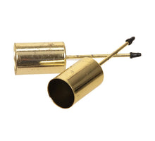pb. 4 thin candle holders/pick gold Ø 2.5 cm/6 cm