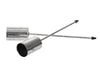 pb. 4 thin candle holders/pick silver Ø 2.5 cm/12 cm