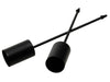 pb. 4 thin candle holders/pick black Ø 2.5 cm/12 cm