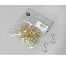 pbh. 100 glassball hooks gold 33 mm