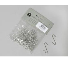 pbh. 100 glassball hooks silver 33 mm
