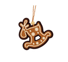 pb. 4 pepper rocking horses/hanging brown 9x8.5cm